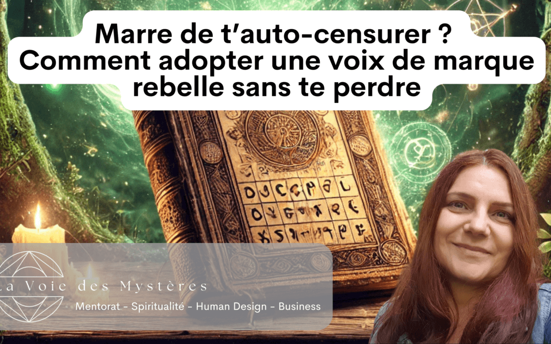 Marre de t’auto-censurer ? Comment adopter une voix de marque rebelle sans te perdre